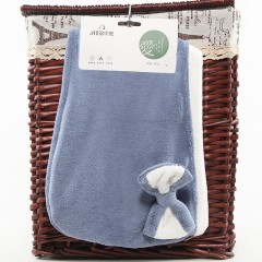 锦华熙JHX013雪绒边蝴蝶结干发帽